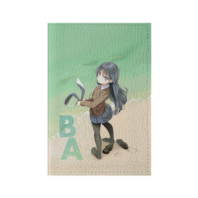 Обложка для паспорта матовая кожа с принтом Bunny a Girl в Екатеринбурге, натуральная матовая кожа | размер 19,3 х 13,7 см; прозрачные пластиковые крепления | Тематика изображения на принте: anime | aobuta | bunny | bunny girl | futaba | kaede | mai | nodoka | pfnds | rio | sakuta | shoko | аниме | анимэ | девочка зайка | зайка | каэдэ | комедия | маи | нодока | панда | рио | сакута | сёко | футаба | шоко