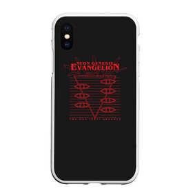 Чехол для iPhone XS Max матовый с принтом Evangelion Neon Genesis в Екатеринбурге, Силикон | Область печати: задняя сторона чехла, без боковых панелей | eva | eva 00 | eva 01 | eva 02 | evangelion | rei | rei ayanami | shinji ikari | аска | ева | ева 02 | евангелион