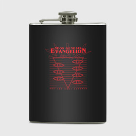 Фляга с принтом Evangelion Neon Genesis в Екатеринбурге, металлический корпус | емкость 0,22 л, размер 125 х 94 мм. Виниловая наклейка запечатывается полностью | Тематика изображения на принте: eva | eva 00 | eva 01 | eva 02 | evangelion | rei | rei ayanami | shinji ikari | аска | ева | ева 02 | евангелион