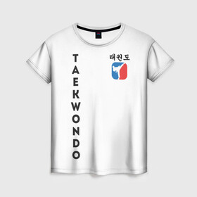 Женская футболка 3D с принтом Тхэквондо | Taekwondo в Екатеринбурге, 100% полиэфир ( синтетическое хлопкоподобное полотно) | прямой крой, круглый вырез горловины, длина до линии бедер | fightnerds | itf | lucky bro | taekwondo | tkd | ufc | wtf | боевые искусства | бокс | втф | единоборства | итф | каратэ | ката | корея | лаки бро | мма | мотивация | соревнования | спорт | таеквондо | тренировка | тхеквондо