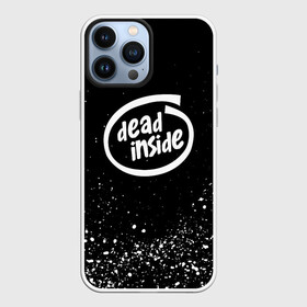 Чехол для iPhone 13 Pro Max с принтом DEAD INSIDE в Екатеринбурге,  |  | dead inside | dont open | гуль | дед инсайт | дединсайт | дэд инсайт | дэдинсайт | интроверт | кен канеки | мертв внутри | мертвый внутри