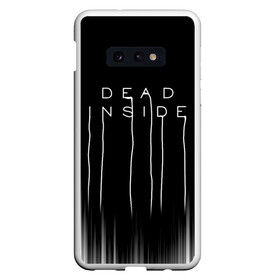 Чехол для Samsung S10E с принтом DEAD INSIDE | DEATH STRANDING в Екатеринбурге, Силикон | Область печати: задняя сторона чехла, без боковых панелей | dead inside | dont open | гуль | дед инсайт | дединсайт | дэд инсайт | дэдинсайт | интроверт | кен канеки | мертв внутри | мертвый внутри