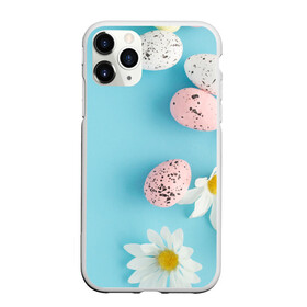 Чехол для iPhone 11 Pro матовый с принтом Пасха / Easter в Екатеринбурге, Силикон |  | blue background | chamomile | daisy | easter | easter day | easter eggs | easter greeting | eggs | floral | flower | greeting | happy easter | invitation | nature | plant | seasonal | spring | воскресенье | кулич | пасха | праздник | святая пасха | христо