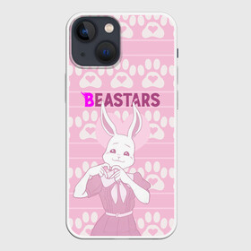 Чехол для iPhone 13 mini с принтом Haru beastars в Екатеринбурге,  |  | Тематика изображения на принте: animals | beastars | haru | выдающиеся | звери | зверолюди | лапки | хару