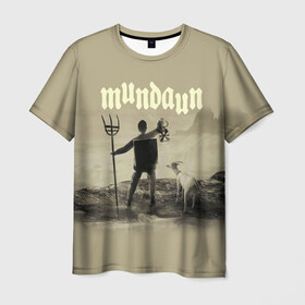 Мужская футболка 3D с принтом Mundaun в Екатеринбурге, 100% полиэфир | прямой крой, круглый вырез горловины, длина до линии бедер | mundaun | tegunvteg | головоломка | жуткая | игра | иллюстрация | компьютерная игра | хоррор
