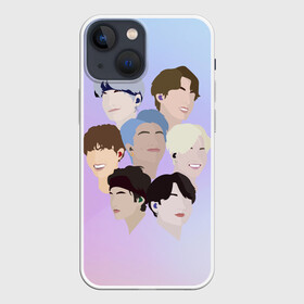 Чехол для iPhone 13 mini с принтом БТС Bangtan Boys BTS в Екатеринбурге,  |  | bangtan | bangtan boys | boys | bts | minimalist | бангтан | бтс | группа бтс