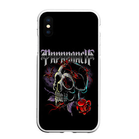 Чехол для iPhone XS Max матовый с принтом PAPA ROACH в Екатеринбурге, Силикон | Область печати: задняя сторона чехла, без боковых панелей | grange | hardcore | metal | music | papa roach | punk | rock | usa | музыка | панк | папа роуч | рок | сша