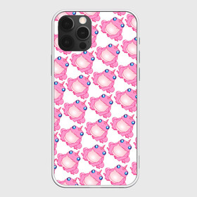 Чехол для iPhone 12 Pro с принтом Сказочная розовая лягушка в Екатеринбурге, силикон | область печати: задняя сторона чехла, без боковых панелей | единорог | животное | лягушка | персонаж | сказка