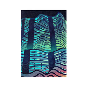 Обложка для паспорта матовая кожа с принтом Минимализм в Екатеринбурге, натуральная матовая кожа | размер 19,3 х 13,7 см; прозрачные пластиковые крепления | Тематика изображения на принте: архитектура | волны | город | здание | минимализм | рисунок
