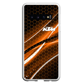 Чехол для Samsung Galaxy S10 с принтом KTM | КТМ в Екатеринбурге, Силикон | Область печати: задняя сторона чехла, без боковых панелей | enduro | ktm | moto | moto sport | motocycle | orange | sportmotorcycle | ктм | мото | мото спорт | мотоспорт | оранжевый | спорт мото