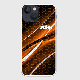 Чехол для iPhone 13 mini с принтом KTM | КТМ в Екатеринбурге,  |  | enduro | ktm | moto | moto sport | motocycle | orange | sportmotorcycle | ктм | мото | мото спорт | мотоспорт | оранжевый | спорт мото