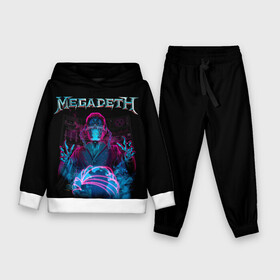 Детский костюм 3D (с толстовкой) с принтом MEGADETH в Екатеринбурге,  |  | grange | hardcore | megadeth | metal | music | punk | rock | trash | usa | мастейн | мегадес | метал | музыка | панк | рок | трэш