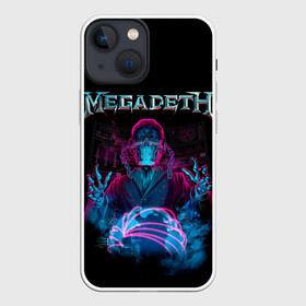 Чехол для iPhone 13 mini с принтом MEGADETH в Екатеринбурге,  |  | grange | hardcore | megadeth | metal | music | punk | rock | trash | usa | мастейн | мегадес | метал | музыка | панк | рок | трэш