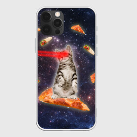 Чехол для iPhone 12 Pro Max с принтом Котик в космосе в Екатеринбурге, Силикон |  | nyan cat | youtube | еда | космос | котик | мемы | пицца | психоделика | ютуб