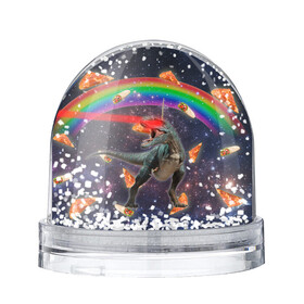 Снежный шар с принтом Динозавр в космосе в Екатеринбурге, Пластик | Изображение внутри шара печатается на глянцевой фотобумаге с двух сторон | dinosaur | meme | youtube | динозавр | космос | мемы | психоделика | ютуб