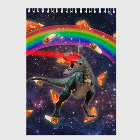 Скетчбук с принтом Динозавр в космосе в Екатеринбурге, 100% бумага
 | 48 листов, плотность листов — 100 г/м2, плотность картонной обложки — 250 г/м2. Листы скреплены сверху удобной пружинной спиралью | dinosaur | meme | youtube | динозавр | космос | мемы | психоделика | ютуб