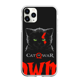 Чехол для iPhone 11 Pro Max матовый с принтом Cat of war в Екатеринбурге, Силикон |  | Тематика изображения на принте: cat | gad of war | game | games | god of war | god of wor | атрей | атрэй | бог войны | игра | игры | кот | котёнок | кошки | кратос