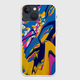 Чехол для iPhone 13 mini с принтом Клякса в Екатеринбурге,  |  | вайб | клякса | краски | молодежное | хайп