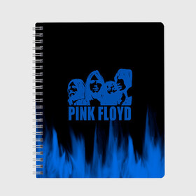 Тетрадь с принтом pink rloyd в Екатеринбурге, 100% бумага | 48 листов, плотность листов — 60 г/м2, плотность картонной обложки — 250 г/м2. Листы скреплены сбоку удобной пружинной спиралью. Уголки страниц и обложки скругленные. Цвет линий — светло-серый
 | comfortably numb | david gilmour | floyd | money | music | nick mason | pink | pink floyd | pink floyd high hopes | pink floyd live | pink floyd official | roger waters | the | wish you were here | дэвид гилмор | пинк | пинк флойд | роджер уотерс | рок | 