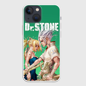 Чехол для iPhone 13 mini с принтом Dr. Stone в Екатеринбурге,  |  | dr. stone | kohaku | senku | taiju | доктор стоун | исигами сэнку | кохаку | сэнку | тайдзю | цукаса