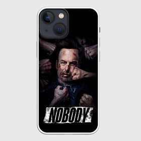 Чехол для iPhone 13 mini с принтом Никто в Екатеринбурге,  |  | action | face | fist | gun | john wick | keanu reeves | movie | nobody | weapon | александр паль | алексей серебряков | боб оденкирк | боевик | джон уик | илья найшуллер | киану ривз | кулак | лицо | никто | оружие | пистолет | фильмы