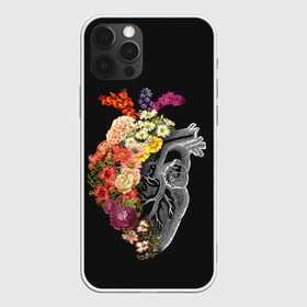 Чехол для iPhone 12 Pro с принтом Natural Heart Dual в Екатеринбурге, силикон | область печати: задняя сторона чехла, без боковых панелей | Тематика изображения на принте: 8 | flower | flowers | garden | heart | natural | symbiote | день | женский | марта | международный | природа | растения | сердце | симбиот | цветы