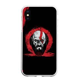 Чехол для iPhone XS Max матовый с принтом Брутальный Кратос GOW в Екатеринбурге, Силикон | Область печати: задняя сторона чехла, без боковых панелей | gad of war | game | games | god of war | god of wor | kratos | бог войны | игра | игры | кратос | лкфещы