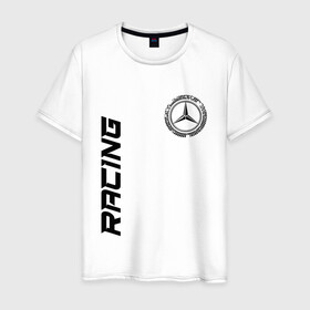 Мужская футболка хлопок с принтом Mercedes в Екатеринбурге, 100% хлопок | прямой крой, круглый вырез горловины, длина до линии бедер, слегка спущенное плечо. | amg | auto | bens | benz | logo | merc | mercedes | mersedes | moto | star | vthctltc | авто | амг | бенц | звезда | класс | лого | логотип | мерин | мерс | мерседес | мото | символ | символы | ьуксувуы