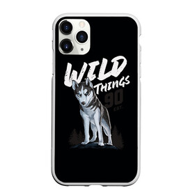 Чехол для iPhone 11 Pro матовый с принтом Wild Things в Екатеринбурге, Силикон |  | wolf | волк | лес | пес | север | собака | хаски