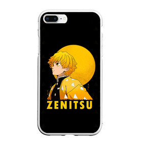 Чехол для iPhone 7Plus/8 Plus матовый с принтом ZENITSU Kimetsu no Yaiba в Екатеринбурге, Силикон | Область печати: задняя сторона чехла, без боковых панелей | demon slayer | kamado | kimetsu no yaiba | nezuko | tanjiro | аниме | гию томиока | зеницу агацума | иноске хашибира | камадо | клинок | корзинная девочка | манга | музан кибуцуджи | незуко | рассекающий демонов | танджиро