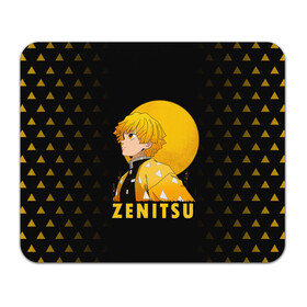 Коврик для мышки прямоугольный с принтом ZENITSU Kimetsu no Yaiba в Екатеринбурге, натуральный каучук | размер 230 х 185 мм; запечатка лицевой стороны | demon slayer | kamado | kimetsu no yaiba | nezuko | tanjiro | аниме | гию томиока | зеницу агацума | иноске хашибира | камадо | клинок | корзинная девочка | манга | музан кибуцуджи | незуко | рассекающий демонов | танджиро