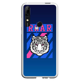 Чехол для Honor P Smart Z с принтом Roar Tiger в Екатеринбурге, Силикон | Область печати: задняя сторона чехла, без боковых панелей | roar | большая кошка | полосатый | тигр | тигрица | хищник