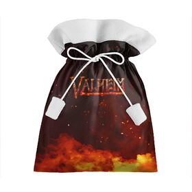 Подарочный 3D мешок с принтом Valheim огненный лого в Екатеринбурге, 100% полиэстер | Размер: 29*39 см | fantasy | mmo | valheim | valve | валхейм | вальхейм | викинги | выживалка | игра | королевская битва | ммо | ролевая игра | фэнтази