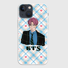 Чехол для iPhone 13 mini с принтом BTS anime style в Екатеринбурге,  |  | bts | k pop | kpop | rm | аниме | бтс | ви | джей хоуп | джонгук | кпоп | сюга | чимин | чин | япония