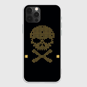 Чехол для iPhone 12 Pro Max с принтом Пиратский через из золота в Екатеринбурге, Силикон |  | hell | skull | ад | скелет | ужасы | череп | черепушка