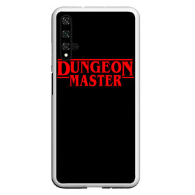 Чехол для Honor 20 с принтом Stranger Dungeon Master в Екатеринбурге, Силикон | Область печати: задняя сторона чехла, без боковых панелей | aniki | billy | boss | boy | bucks | dark | deep | door | dungeon | fantasy | gachi | gachimuchi | gym | hundred | master | muchi | next | stranger | the | things | three | van | wee | билли | ван | гачи | гачимучи | дела | мучи |