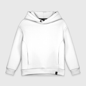 Детское худи Oversize хлопок с принтом Terran logo mini | White в Екатеринбурге, френч-терри — 70% хлопок, 30% полиэстер. Мягкий теплый начес внутри —100% хлопок | боковые карманы, эластичные манжеты и нижняя кромка, капюшон на магнитной кнопке | marine | terran | земляне | маринос | морпехи | раса людей | терран