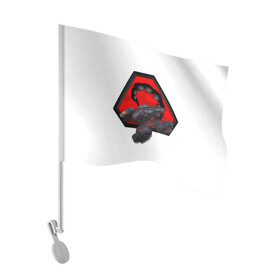Флаг для автомобиля с принтом Command&Conquer в Екатеринбурге, 100% полиэстер | Размер: 30*21 см | command | commandconquer | conquer | gdi | nod | гсб