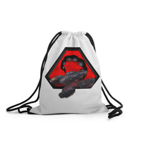 Рюкзак-мешок 3D с принтом Command&Conquer в Екатеринбурге, 100% полиэстер | плотность ткани — 200 г/м2, размер — 35 х 45 см; лямки — толстые шнурки, застежка на шнуровке, без карманов и подкладки | command | commandconquer | conquer | gdi | nod | гсб