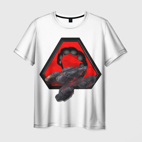 Мужская футболка 3D с принтом Command&Conquer в Екатеринбурге, 100% полиэфир | прямой крой, круглый вырез горловины, длина до линии бедер | Тематика изображения на принте: command | commandconquer | conquer | gdi | nod | гсб