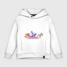 Детское худи Oversize хлопок с принтом My Little Pony Happy Birthday в Екатеринбурге, френч-терри — 70% хлопок, 30% полиэстер. Мягкий теплый начес внутри —100% хлопок | боковые карманы, эластичные манжеты и нижняя кромка, капюшон на магнитной кнопке | applejack | friendship | mylittlepony | rainbow dash | twilight sparkle | waifu | вайфу | дружба это магия | друзья | кони | моя маленькая пони | мультфильм | пони | радуга | ренбоу деш | эплджек