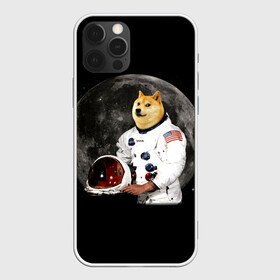 Чехол для iPhone 12 Pro Max с принтом Доги Космонавт в Екатеринбурге, Силикон |  | doge | earth | mars | meme | moon | nasa | space | star | usa | америка | гагарин | доги | животные | звезда | земля | корги | космонавт | космос | луна | марс | мем | наса | планета | прикол | собака | сша | флаг