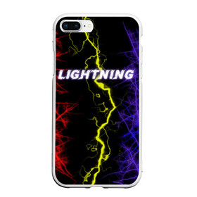 Чехол для iPhone 7Plus/8 Plus матовый с принтом Lightning | Молния в Екатеринбурге, Силикон | Область печати: задняя сторона чехла, без боковых панелей | женская | краски | молния | молодёжь | мужская | надпись | неон | погода | свобода | тренд