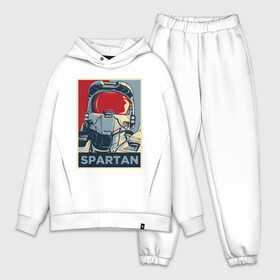 Мужской костюм хлопок OVERSIZE с принтом Spartan in da hood в Екатеринбурге,  |  | game | games | halo | heilo | master chif | spartan | игра | игры | ковенант | ковенанты | мастер чиф | спартанец | хало | хейло | хэйло