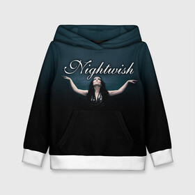 Детская толстовка 3D с принтом Nightwish with Tarja в Екатеринбурге, 100% полиэстер | двухслойный капюшон со шнурком для регулировки, мягкие манжеты на рукавах и по низу толстовки, спереди карман-кенгуру с мягким внутренним слоем | nightwish | tarja | tarja turanen | turunen | найтвиш | тарья | тарья турунен | турунен