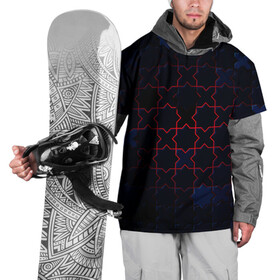 Накидка на куртку 3D с принтом Геометрический вальс в Екатеринбурге, 100% полиэстер |  | Тематика изображения на принте: абстракция | геометрия | икс | крест | ромб