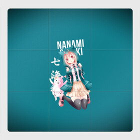 Магнитный плакат 3Х3 с принтом Чиаки Нанами (Danganronpa 2) в Екатеринбурге, Полимерный материал с магнитным слоем | 9 деталей размером 9*9 см | Тематика изображения на принте: anime | chiaki nanami | danganronpa | danganronpa 2 | аниме | манга | чиаки нанами