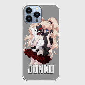 Чехол для iPhone 13 Pro Max с принтом MONOKUMA  JUNKO в Екатеринбурге,  |  | anime | danganronpa | enoshima | junko | monokuma | аниме | джунко | игра | манга | медведь | монокума | робот медведь | эношима