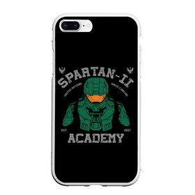 Чехол для iPhone 7Plus/8 Plus матовый с принтом Spartan - 2 Academy в Екатеринбурге, Силикон | Область печати: задняя сторона чехла, без боковых панелей | game | games | halo | heilo | master chif | spartan | игра | игры | ковенант | ковенанты | мастер чиф | спартанец | хало | хейло | хэйло