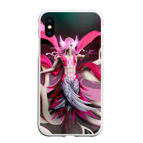 Чехол для iPhone XS Max матовый с принтом Bleach Aurora Archangel Art в Екатеринбурге, Силикон | Область печати: задняя сторона чехла, без боковых панелей | anime | archangel | art | aurora | bleach | manga | аниме | арт | блич | манга